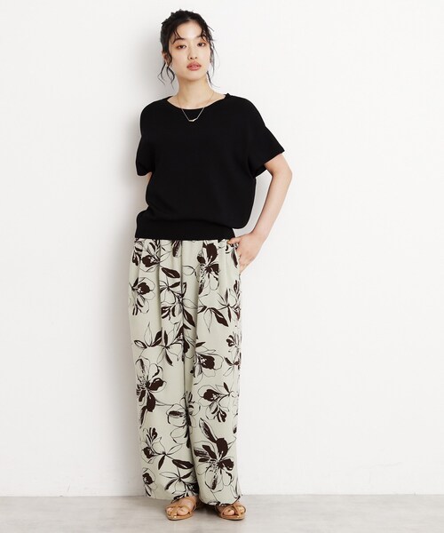 【aaa】nknit ンニット　サマーニット⭐︎ THE SHOP TK ニット セーター さらさらフレアスリーブサマー