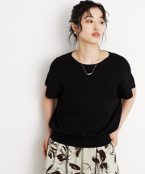 【aaa】nknit ンニット　サマーニット⭐︎ THE SHOP TK ニット セーター さらさらフレアスリーブサマー