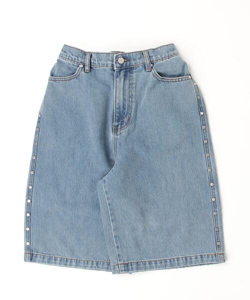 AFB（エーエフビー） ジーンズ AFB/エーエフビー/STUDDED WIDE SHORTS
