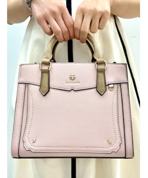 【Ri】& chouette クリアポケット付きぬいぐるみバッグ & chouette】≪推し事バッグ≫クリアポケット付きビジューぬいぐるみ