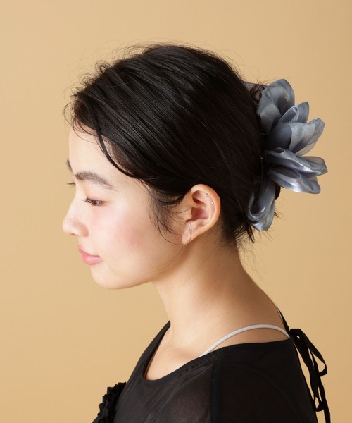 ヘアクリップ サテン風BIGバンスクリップ「tiny tiny(ティニーティニー)」 | niko and… | 04