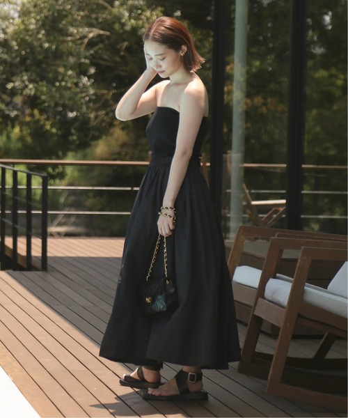Deuxieme Classe ブラック フレア スカート Deuxieme Classe 「Deuxieme Classe」 フレアスカート