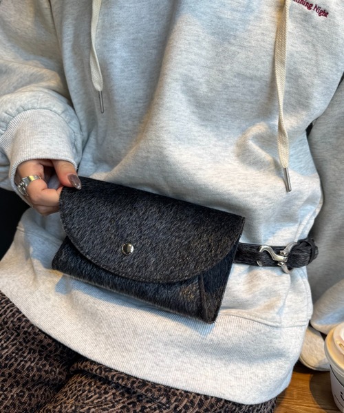 【ネット完売】カレンソロジー　SCGウエストベルトバッグ　黒 ネット完売】カレンソロジー SCGウエストベルトバッグ 黒 Curensology