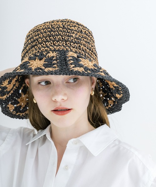 「SMELLY」 ストローハット - ホワイト系その他 レディース_画像6