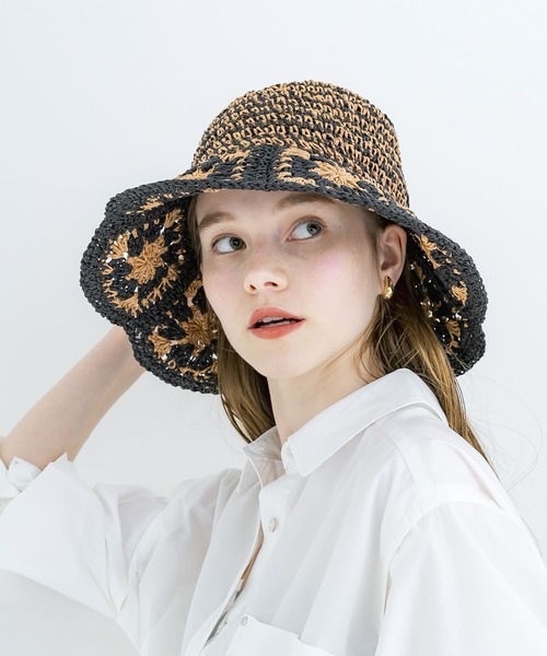 「SMELLY」 ストローハット - ホワイト系その他 レディース_画像7