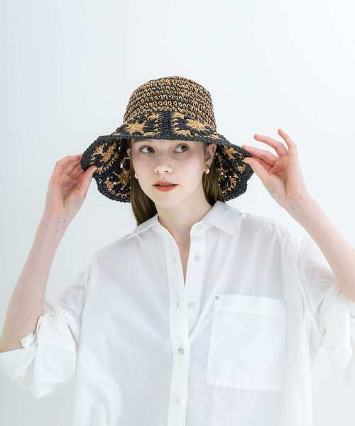 「SMELLY」 ストローハット - ホワイト系その他 レディース_画像8