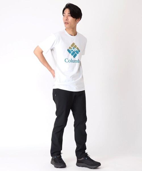 「Columbia」 半袖Tシャツ M ブラック メンズ