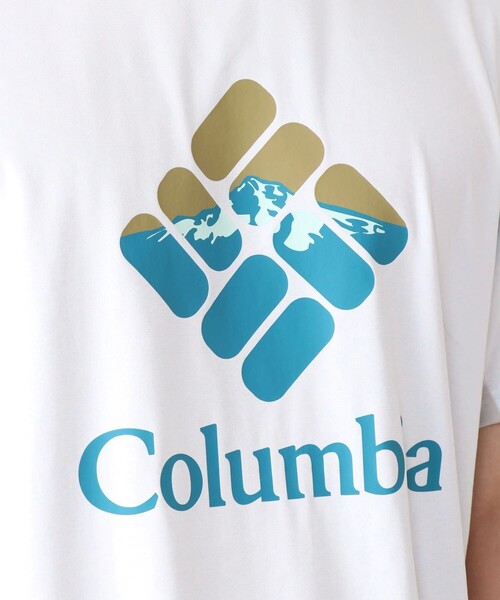 「Columbia」 半袖Tシャツ M ブラック メンズ