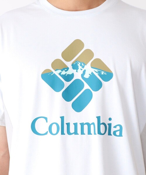 「Columbia」 半袖Tシャツ M ブラック メンズ
