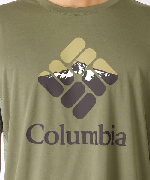 「Columbia」 半袖Tシャツ M ブラック メンズ