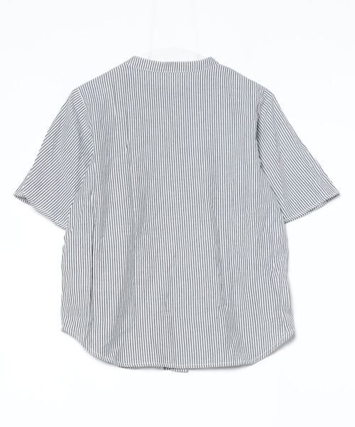 「GeeRA」 半袖ブラウス LARGE ブラック系その他 レディース