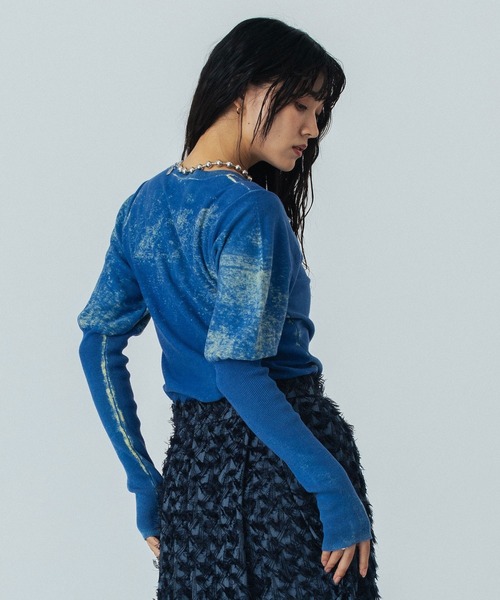 ROSE BUD（ローズバッド） ニット セーター (mici)VOLUME SLEEVE KNIT