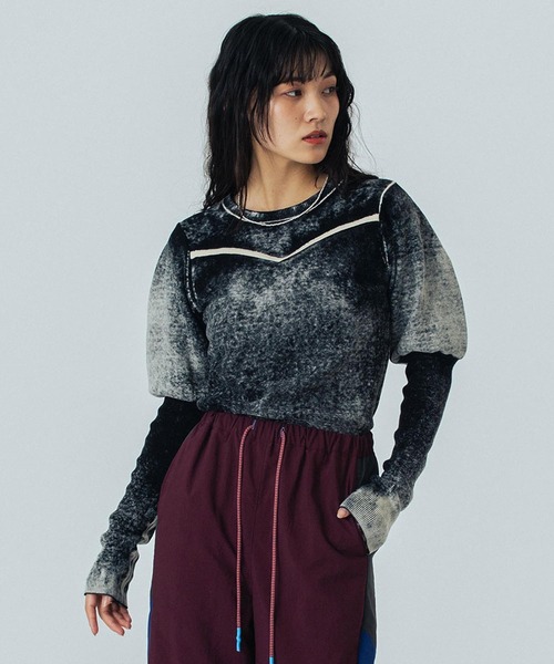 ROSE BUD（ローズバッド） ニット セーター (mici)VOLUME SLEEVE KNIT