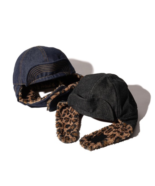 glamb キャップ 帽子 Denim Flight Cap / デニムフライトキャップ