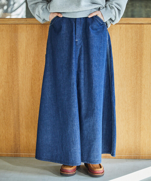 orSlow（オアスロウ） デニムスカート | DENIM PAINTER LONG SKIRT