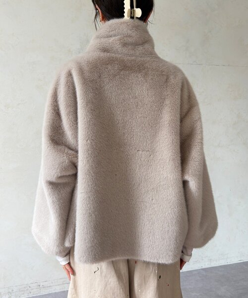 DouDou（ドゥドゥ） コート アウター フェイクファーリバーシブル