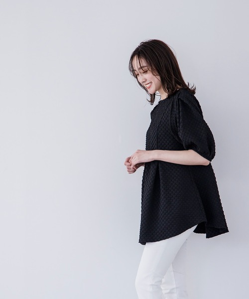 「Emma Taylor」 半袖ブラウス FREE ホワイト レディース_画像2