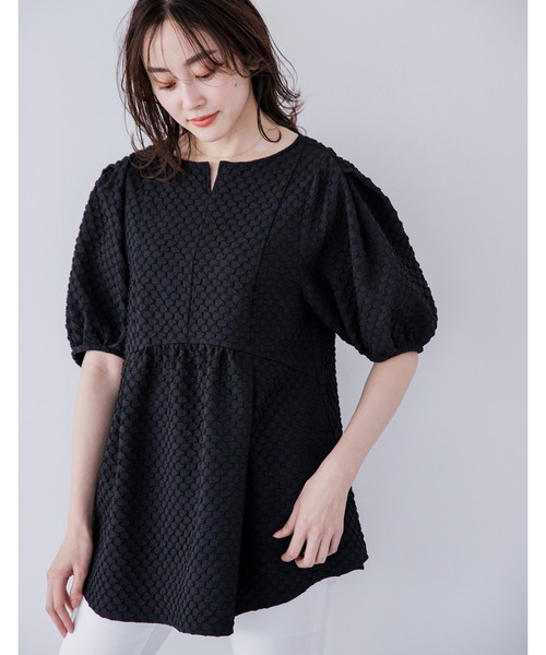 「Emma Taylor」 半袖ブラウス FREE ホワイト レディース_画像3