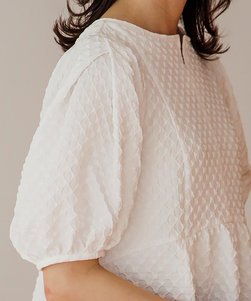 「Emma Taylor」 半袖ブラウス FREE ホワイト レディース_画像7