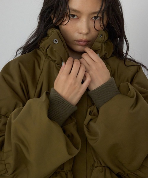 MOUSSY GATHER BALLOON ジャケット マウジー MOUSSY GATHER BALLOON ジャケット （L/BLK1） -ファッション