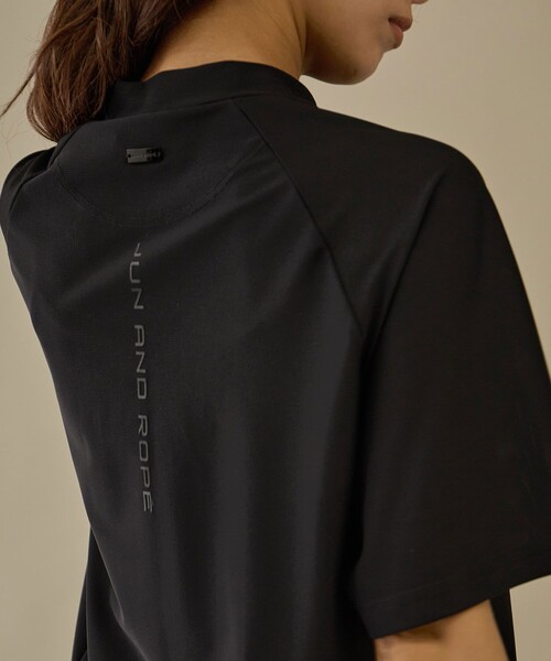 JUN&ROPE'（ジュンアンドロペ） tシャツ 「NOIR」ナイロンピケ