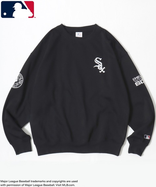 MLB フィリーズ　トレーナー　メジャー MLB トレーナー 裏毛 メンズ 長袖 エムエルビー 大きめ ワッペン