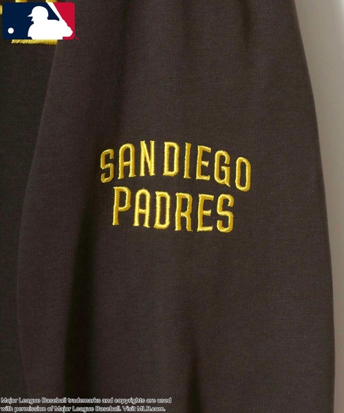 トレーナー スウェット 裏起毛 MLB/メジャーリーグベースボール 別注 オーバーサイズ 裏起毛 ロゴ ワッペン ワンポイント刺繍 スウェット トレーナー/レデ… | MLB | 23
