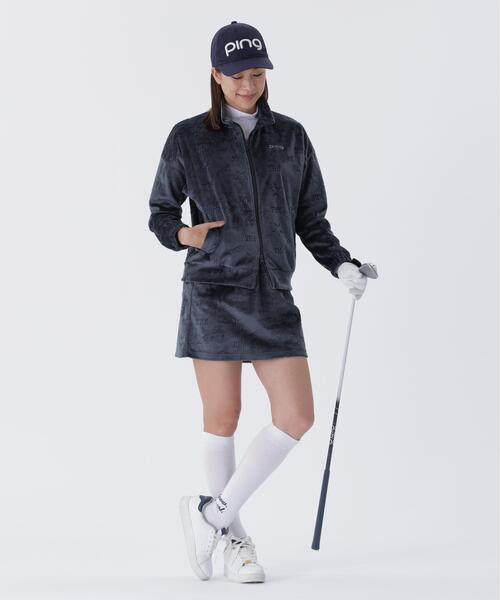 PING（ピン） スカート 「PING APPAREL」全方向ストレッチ ベロアジャ