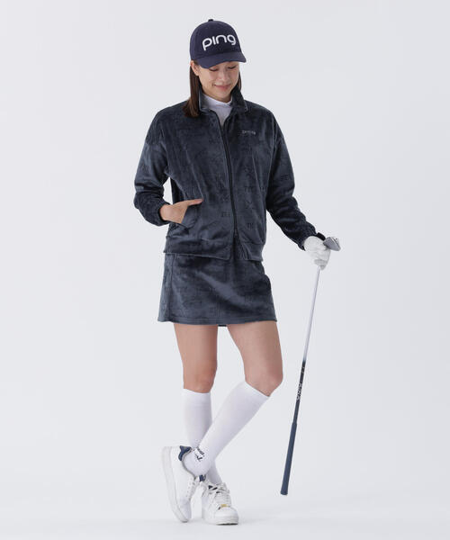 PING（ピン） スカート 「PING APPAREL」全方向ストレッチ ベロアジャ