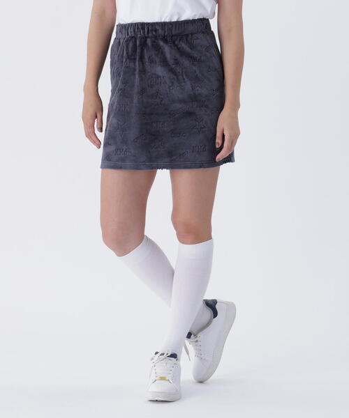 【レッド】全方向ストレッチ ベロアジャカードスカート <LADIES LINE> (LADIES) セール】【PING APPAREL】全方向ストレッチ ベロアジャカードスカート