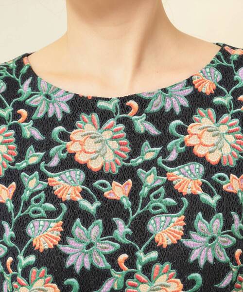 SunaUna（スーナウーナ） ワンピース 「オパール加工レース／リボン