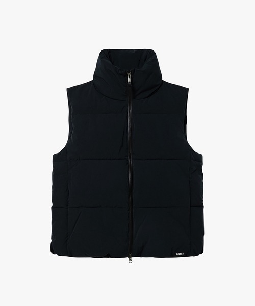 ダウンベスト ベスト 撥水 PRIMALOFT プリマロフト中綿 インサレーション ノースリーブパフベスト レディースの画像