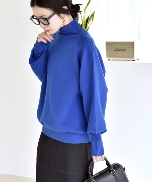 フ*ル様 Plantation ダークブルー 長袖ニット 新品タグ付き ガーズマンエンブロイダリーニット（ニットウェア）｜BLACK LABEL