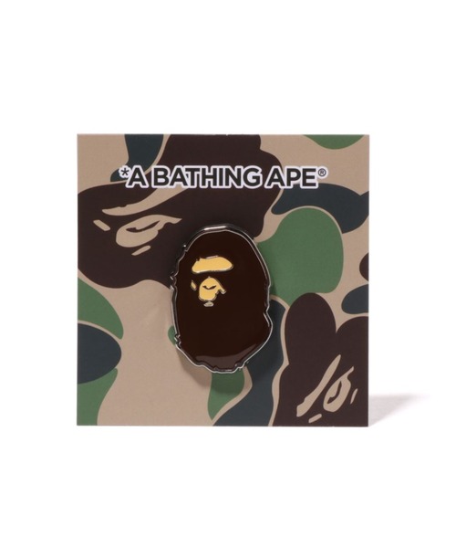 A BATHING APE ピンバッジ A BATHING APE（アベイシングエイプ） バッジ APE HEAD PINS