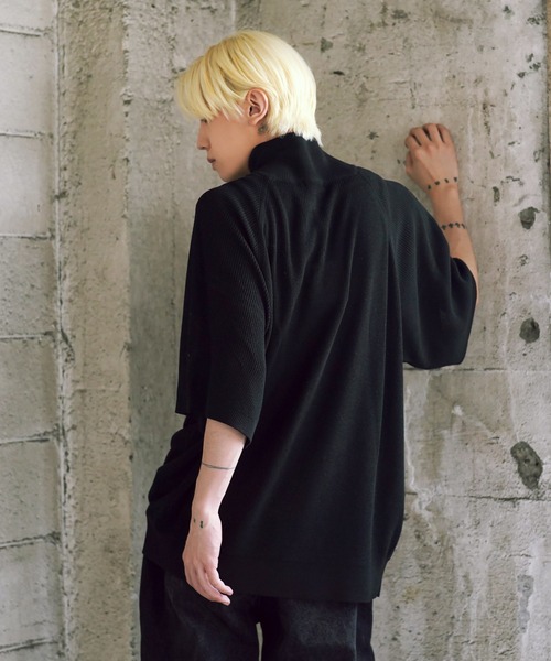 「G.O.C」 半袖ニット LARGE ブラック メンズ_画像3