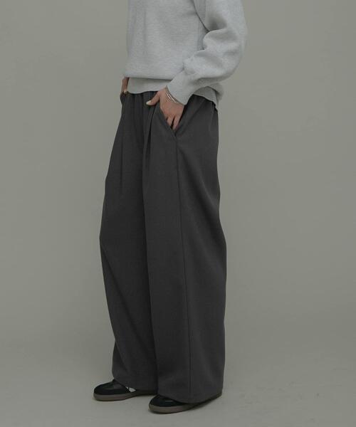 URBAN RESEARCH Sonny Label パンツ 裏起毛イージーワイドパンツ