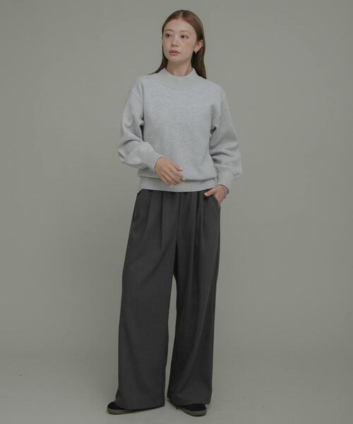 URBAN RESEARCH Sonny Label パンツ 裏起毛イージーワイドパンツ