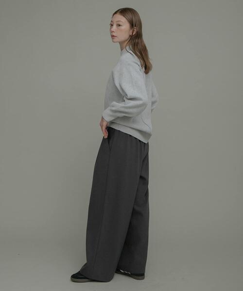 URBAN RESEARCH Sonny Label パンツ 裏起毛イージーワイドパンツ