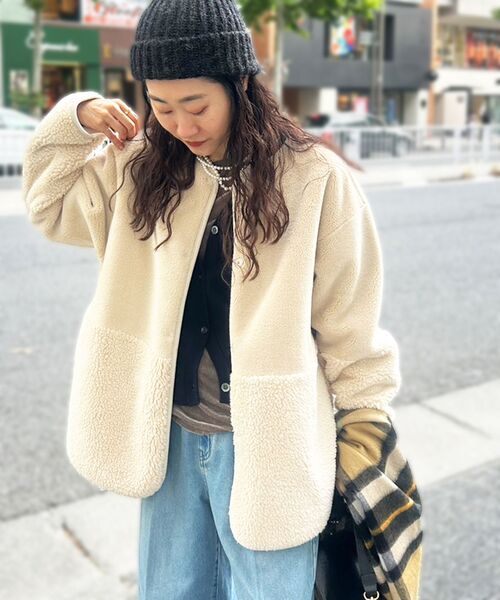 le.coeur blanc（ルクールブラン） ムートンコート ボアコート