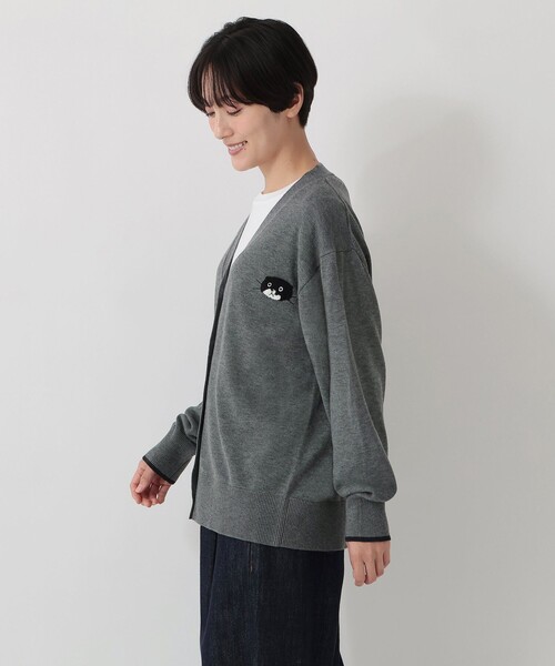 Afternoon Tea(アフタヌーンティー) カーディガン 刺繍Vネック Afternoon Tea(アフタヌーンティー) カーディガン 刺繍Vネック