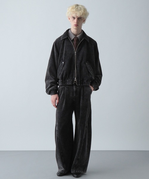 HARE（ハレ） パンツ 「SET UP対応」3Dコーデュロイワイドパンツ(HARE