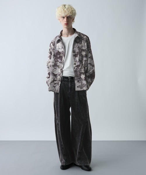 HARE（ハレ） パンツ 「SET UP対応」3Dコーデュロイワイドパンツ(HARE