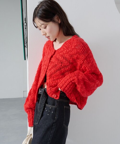 KAPITAL 赤系ニットカーディガン KAPITAL 赤系ニットカーディガン KAPITAL 赤系ニットカーディガン