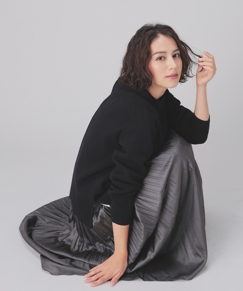 「GLACIER lusso」 長袖ニット M アイボリー レディース_画像7