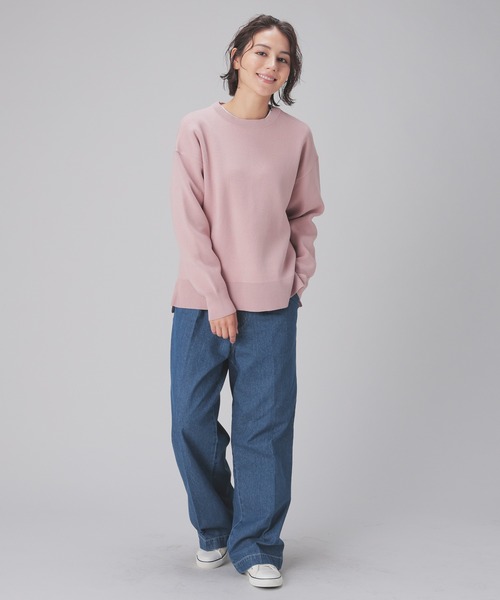 「GLACIER lusso」 長袖ニット M アイボリー レディース_画像9