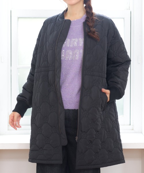 MARY QUANT（マリークヮント） ノーカラーコート コート マリー