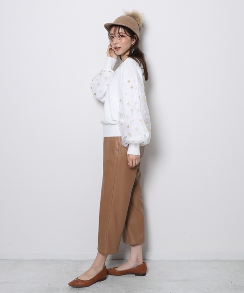 「Re.Verofonna」 長袖ニット MEDIUM ベージュ系その他 レディース_画像9