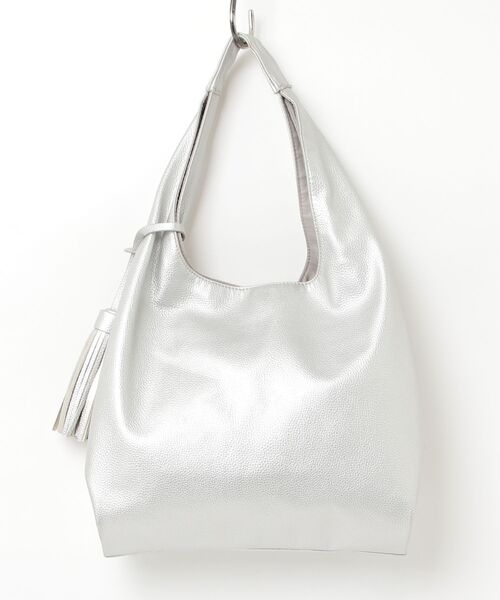 「Ungrid」 トートバッグ FREE シルバー レディース_画像2