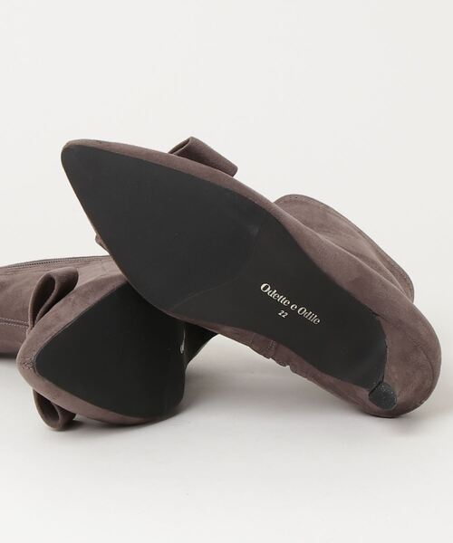 「ODETTE E ODILE」 ショートブーツ 23cm ブラック レディース_画像2