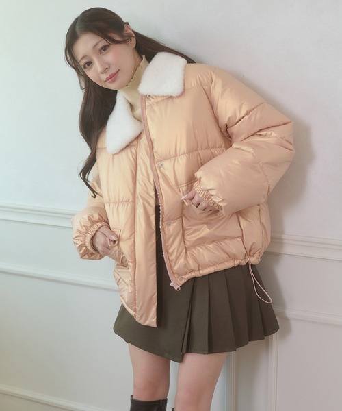 Ambre Neige（アンブルネージュ） ブルゾン アウター fake far padding